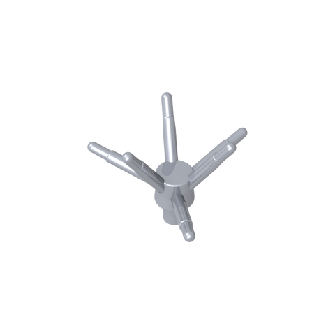 Gobricks,Plant, Flower Stem with Bar and 6 Stems,19119