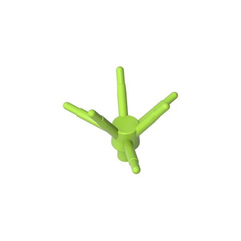 Gobricks,Plant, Flower Stem with Bar and 6 Stems,19119