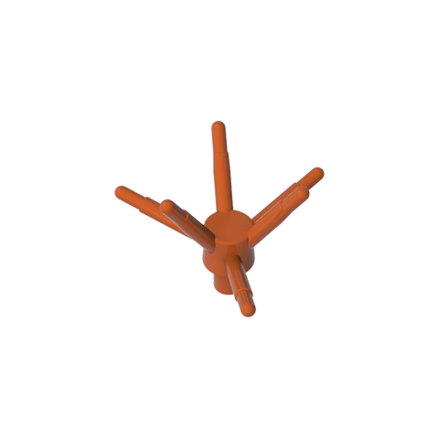 Gobricks,Plant, Flower Stem with Bar and 6 Stems,19119