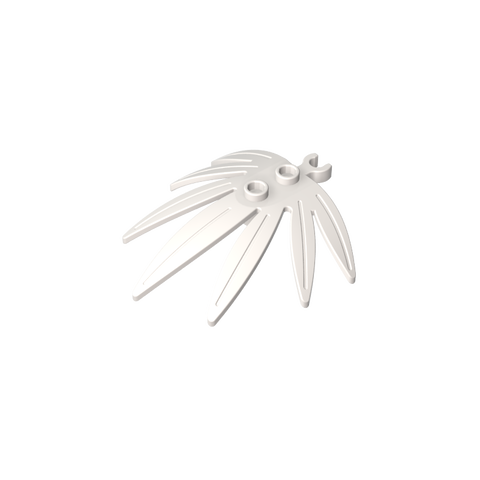 Gobricks,Plant, Leaves 6 x 5 Swordleaf with Clip (thick open O clip),10884,42949,30239