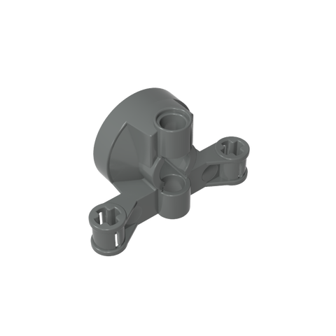 Gobricks,Technic Steering Wheel Hub Holder with 2 Pin Holes and 2 Axle Holes,23801,65766