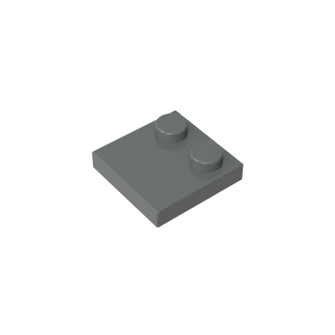 Gobricks,Plate Special 2 x 2 with Only 2 studs,33909