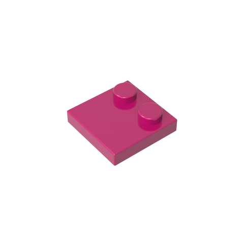 Gobricks,Plate Special 2 x 2 with Only 2 studs,33909