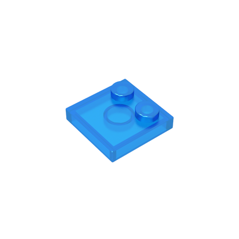 Gobricks,Plate Special 2 x 2 with Only 2 studs,33909