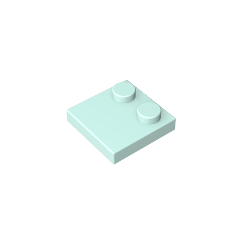 Gobricks,Plate Special 2 x 2 with Only 2 studs,33909