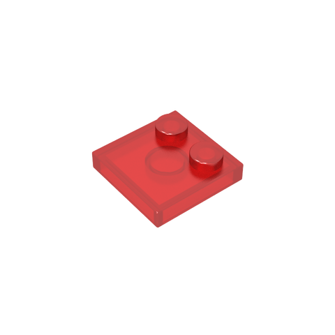 Gobricks,Plate Special 2 x 2 with Only 2 studs,33909