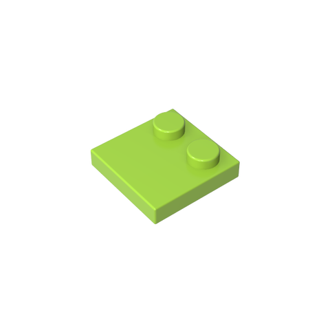 Gobricks,Plate Special 2 x 2 with Only 2 studs,33909