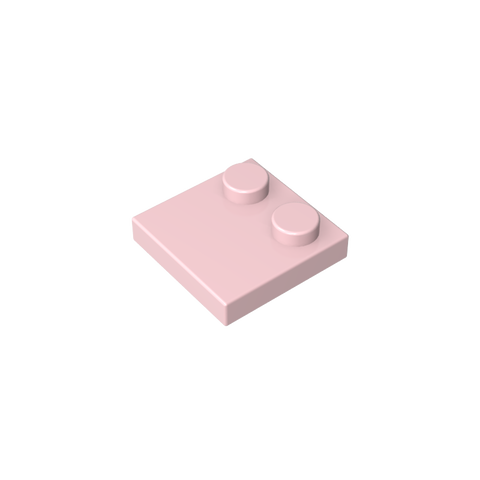 Gobricks,Plate Special 2 x 2 with Only 2 studs,33909