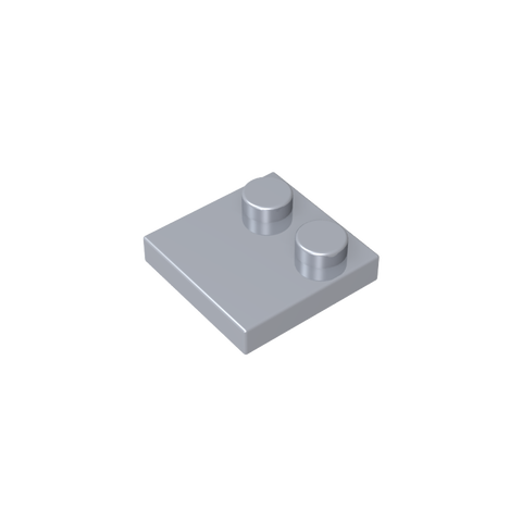 Gobricks,Plate Special 2 x 2 with Only 2 studs,33909