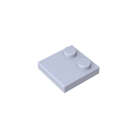 Gobricks,Plate Special 2 x 2 with Only 2 studs,33909