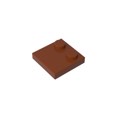 Gobricks,Plate Special 2 x 2 with Only 2 studs,33909