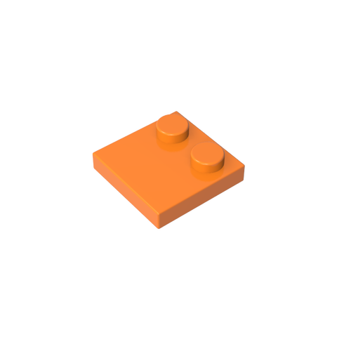 Gobricks,Plate Special 2 x 2 with Only 2 studs,33909