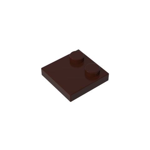 Gobricks,Plate Special 2 x 2 with Only 2 studs,33909