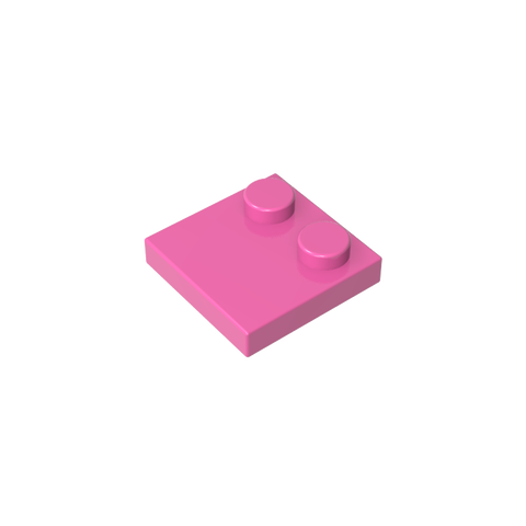 Gobricks,Plate Special 2 x 2 with Only 2 studs,33909