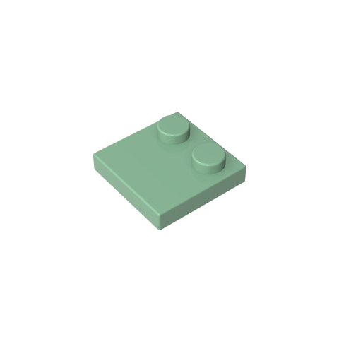 Gobricks,Plate Special 2 x 2 with Only 2 studs,33909