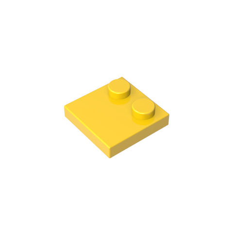 Gobricks,Plate Special 2 x 2 with Only 2 studs,33909