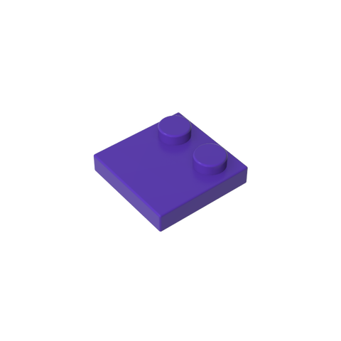 Gobricks,Plate Special 2 x 2 with Only 2 studs,33909