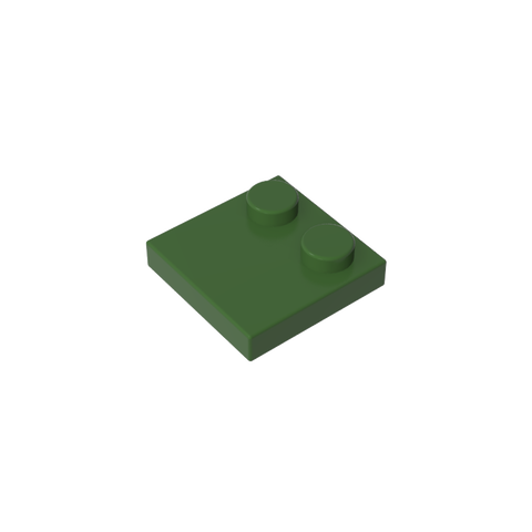 Gobricks,Plate Special 2 x 2 with Only 2 studs,33909