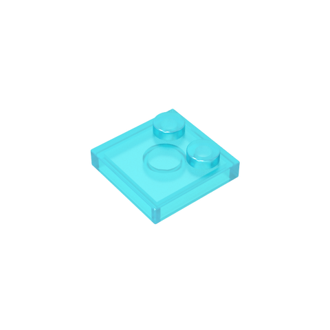 Gobricks,Plate Special 2 x 2 with Only 2 studs,33909