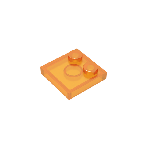 Gobricks,Plate Special 2 x 2 with Only 2 studs,33909