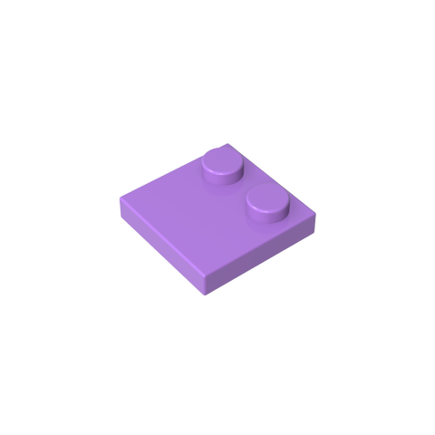 Gobricks,Plate Special 2 x 2 with Only 2 studs,33909
