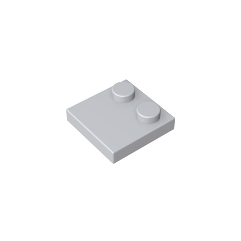 Gobricks,Plate Special 2 x 2 with Only 2 studs,33909