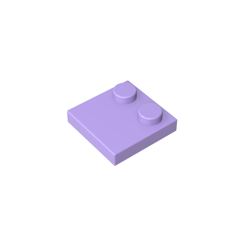 Gobricks,Plate Special 2 x 2 with Only 2 studs,33909