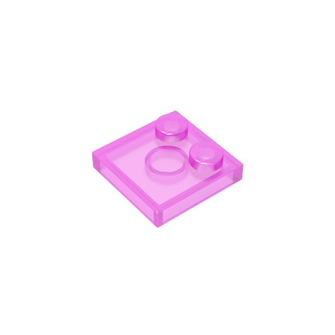 Gobricks,Plate Special 2 x 2 with Only 2 studs,33909