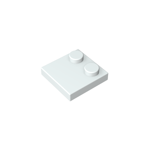 Gobricks,Plate Special 2 x 2 with Only 2 studs,33909