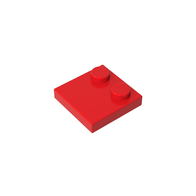 Gobricks,Plate Special 2 x 2 with Only 2 studs,33909