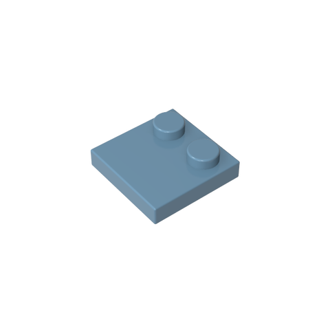 Gobricks,Plate Special 2 x 2 with Only 2 studs,33909