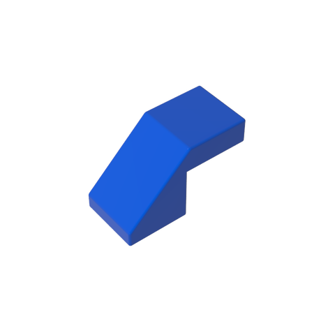 Gobricks,Slope 45° 2 x 1 with 2/3 Inverted Cutout and no stud,28192,39729,78566