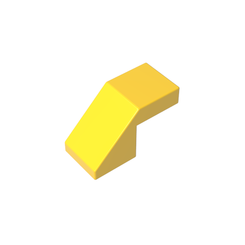 Gobricks,Slope 45° 2 x 1 with 2/3 Inverted Cutout and no stud,28192,39729,78566