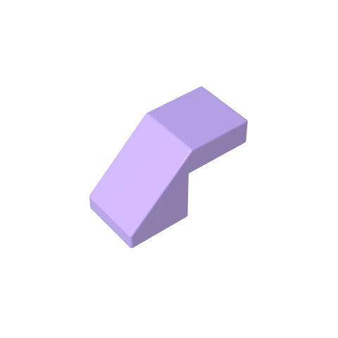 Gobricks,Slope 45° 2 x 1 with 2/3 Inverted Cutout and no stud,28192,39729,78566