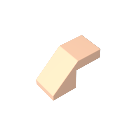 Gobricks,Slope 45° 2 x 1 with 2/3 Inverted Cutout and no stud,28192,39729,78566