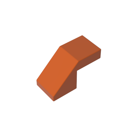 Gobricks,Slope 45° 2 x 1 with 2/3 Inverted Cutout and no stud,28192,39729,78566
