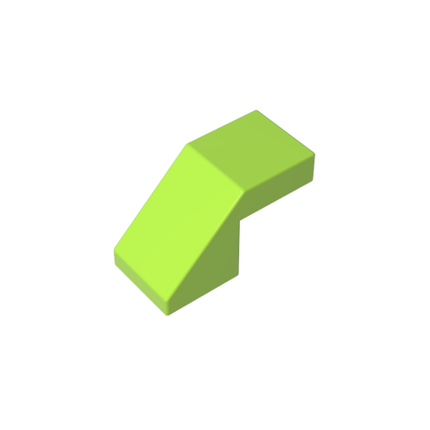 Gobricks,Slope 45° 2 x 1 with 2/3 Inverted Cutout and no stud,28192,39729,78566