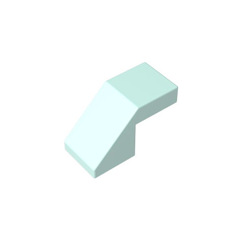 Gobricks,Slope 45° 2 x 1 with 2/3 Inverted Cutout and no stud,28192,39729,78566