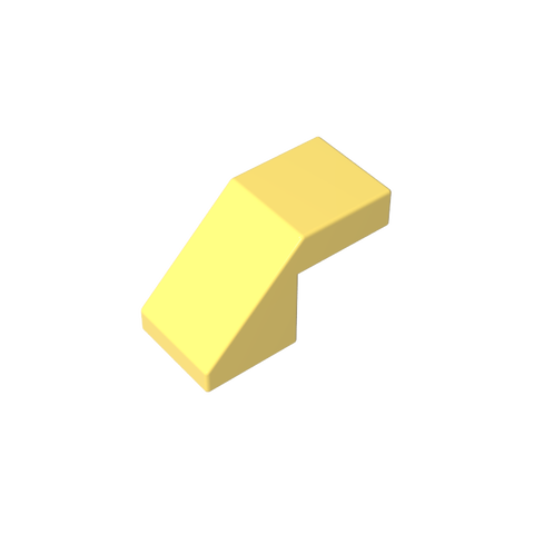 Gobricks,Slope 45° 2 x 1 with 2/3 Inverted Cutout and no stud,28192,39729,78566