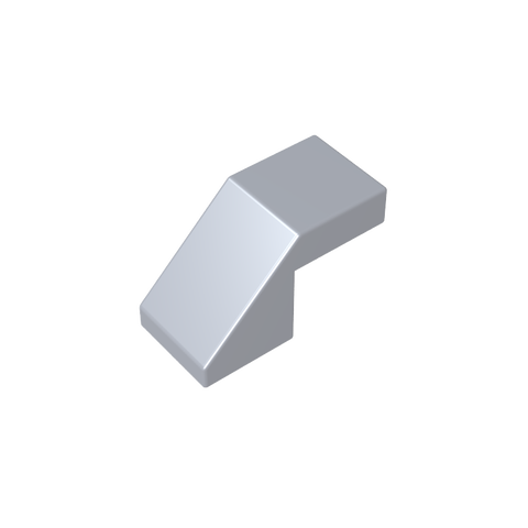 Gobricks,Slope 45° 2 x 1 with 2/3 Inverted Cutout and no stud,28192,39729,78566