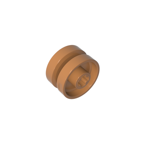 Gobricks,Wheel 18 x 12 with Axle Hole and Stud,18976,65192