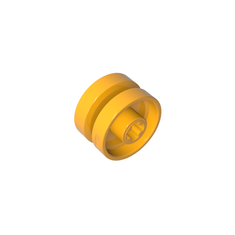Gobricks,Wheel 18 x 12 with Axle Hole and Stud,18976,65192