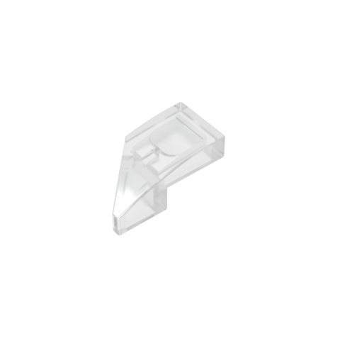 Gobricks,Slope Curved 2 x 1 with Stud Notch Right,29119