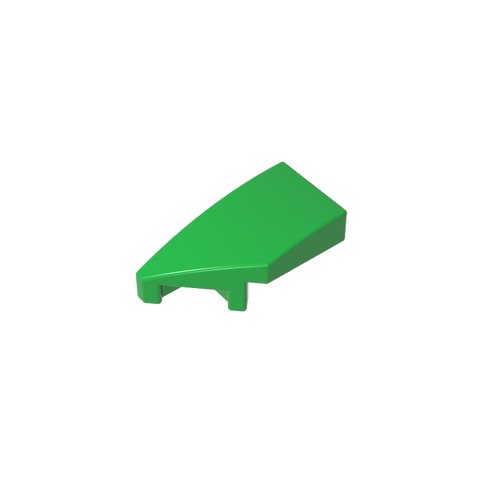 Gobricks,Slope Curved 2 x 1 with Stud Notch Left,29120