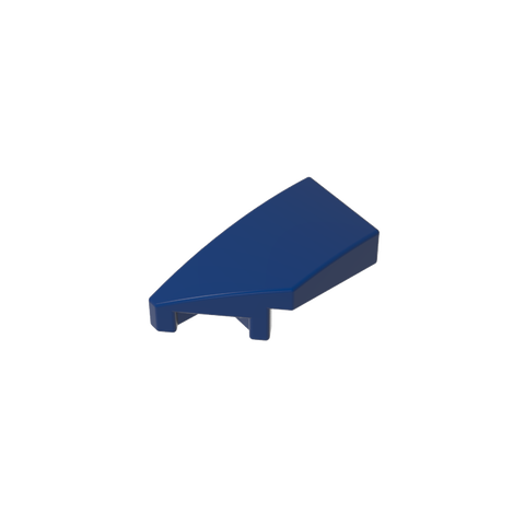 Gobricks,Slope Curved 2 x 1 with Stud Notch Left,29120