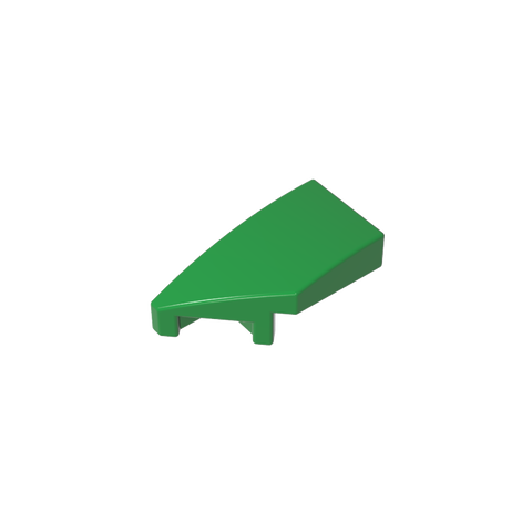 Gobricks,Slope Curved 2 x 1 with Stud Notch Left,29120