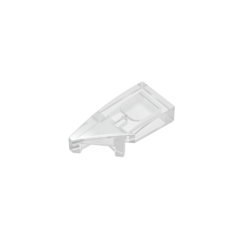 Gobricks,Slope Curved 2 x 1 with Stud Notch Left,29120