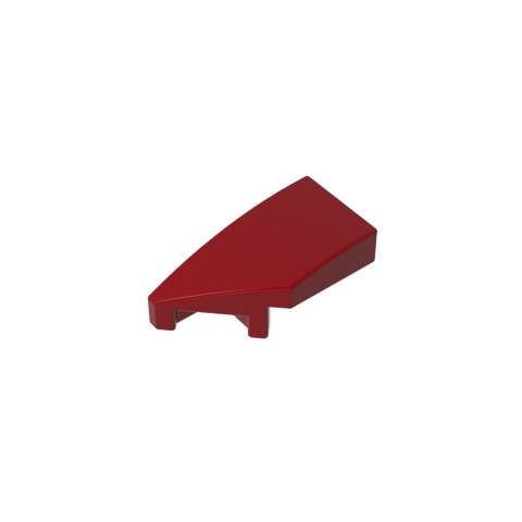 Gobricks,Slope Curved 2 x 1 with Stud Notch Left,29120