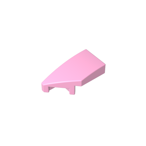 Gobricks,Slope Curved 2 x 1 with Stud Notch Left,29120