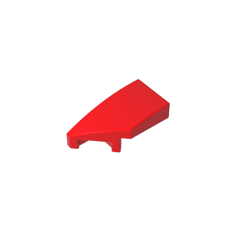 Gobricks,Slope Curved 2 x 1 with Stud Notch Left,29120